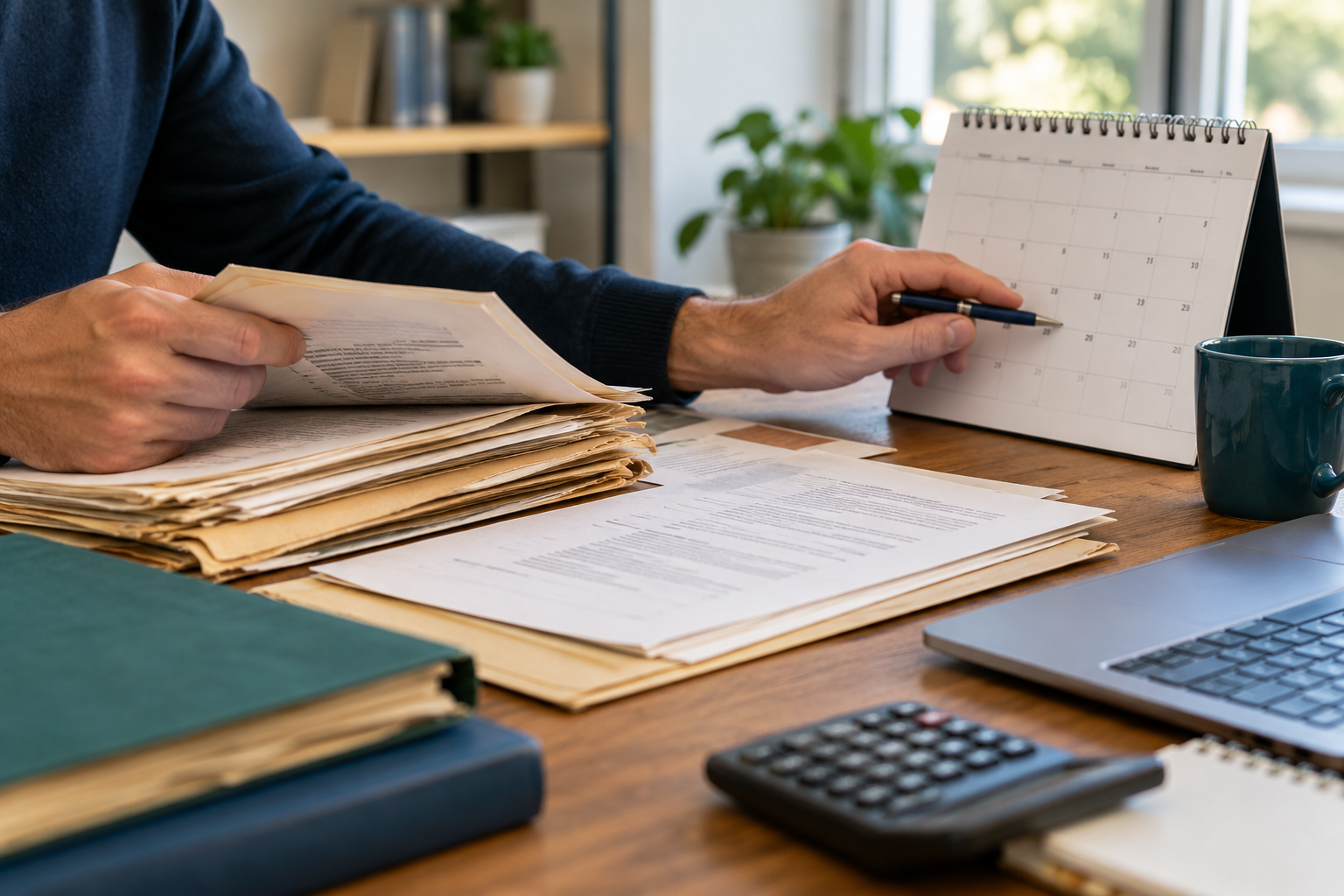 Checking dates and debt documents