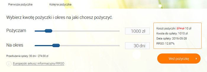 Pożyczkaplus kalkulator pożyczkowy
